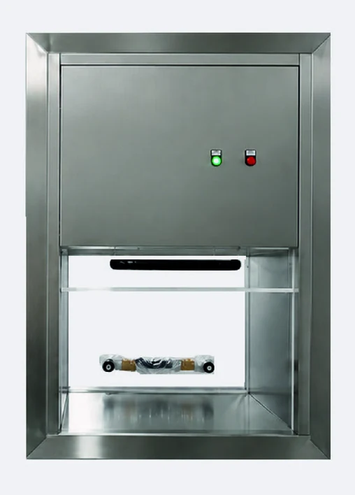 Pass-box in acciaio inox Steel & Power per il trasferimento controllato dei materiali
