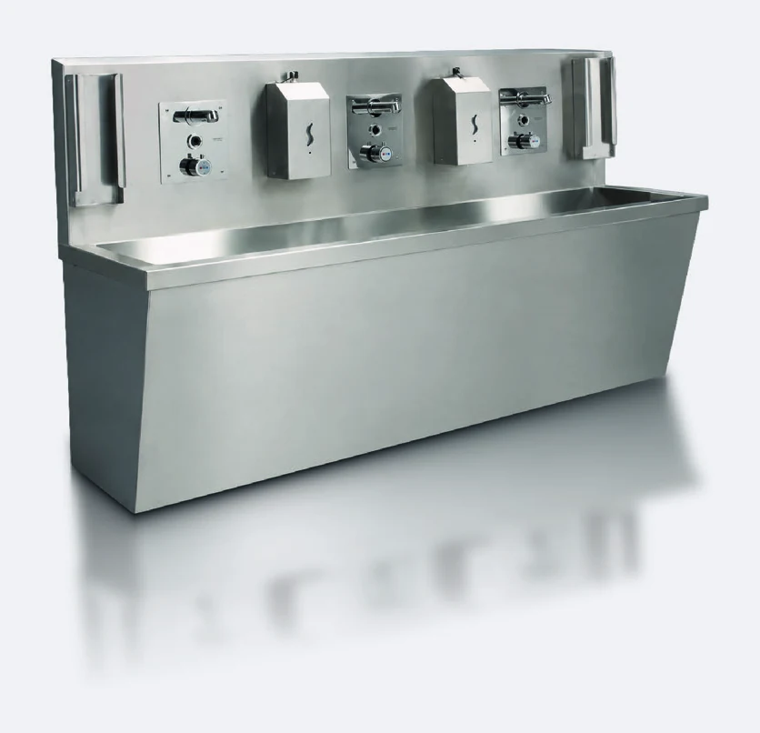 Lavabo per chirurghi in acciaio inox AISI 304 Steel & Power